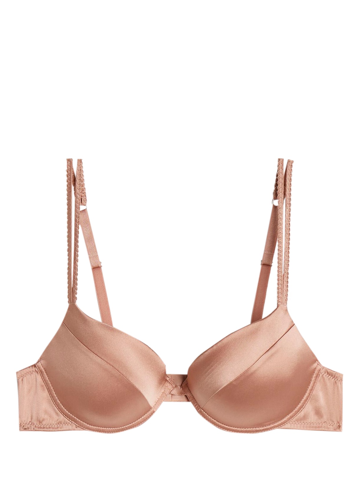 Sutiã Push-Up Bellissima Em Seda - Rosa