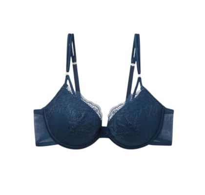 Sutiã Push-Up Bellissima Luxury Dreams - Azul