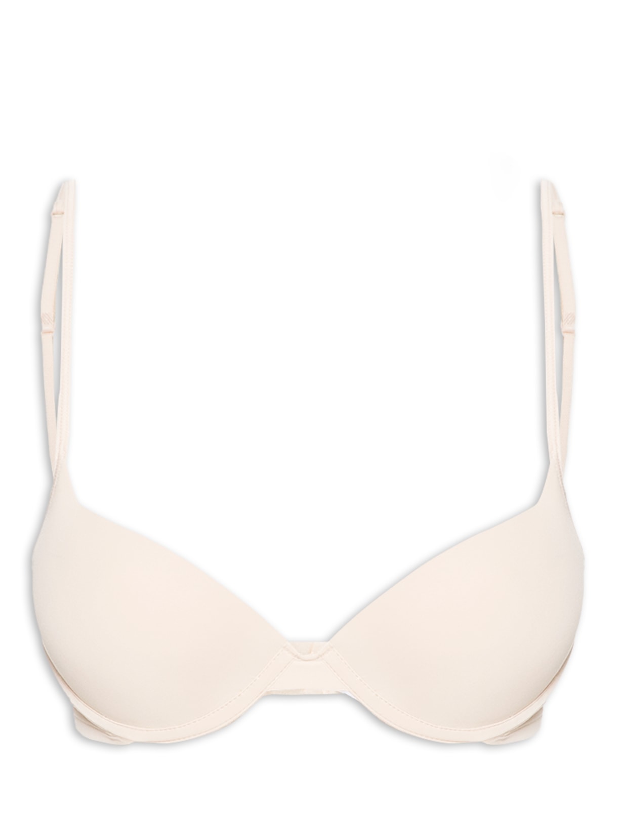 Sutiã Push Up Com Bojo Soft E Aro Básico - Bege