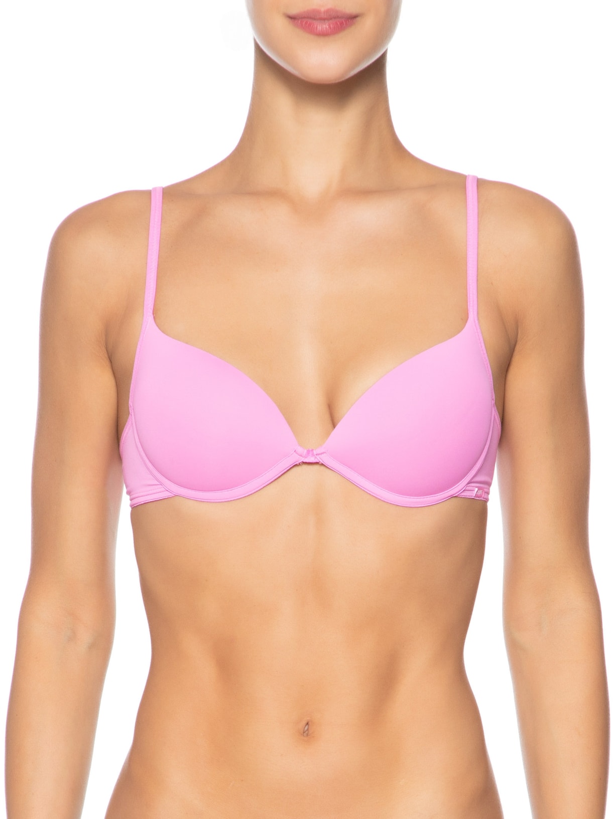 Sutiã Push Up Em Microfibra Rosa Hope