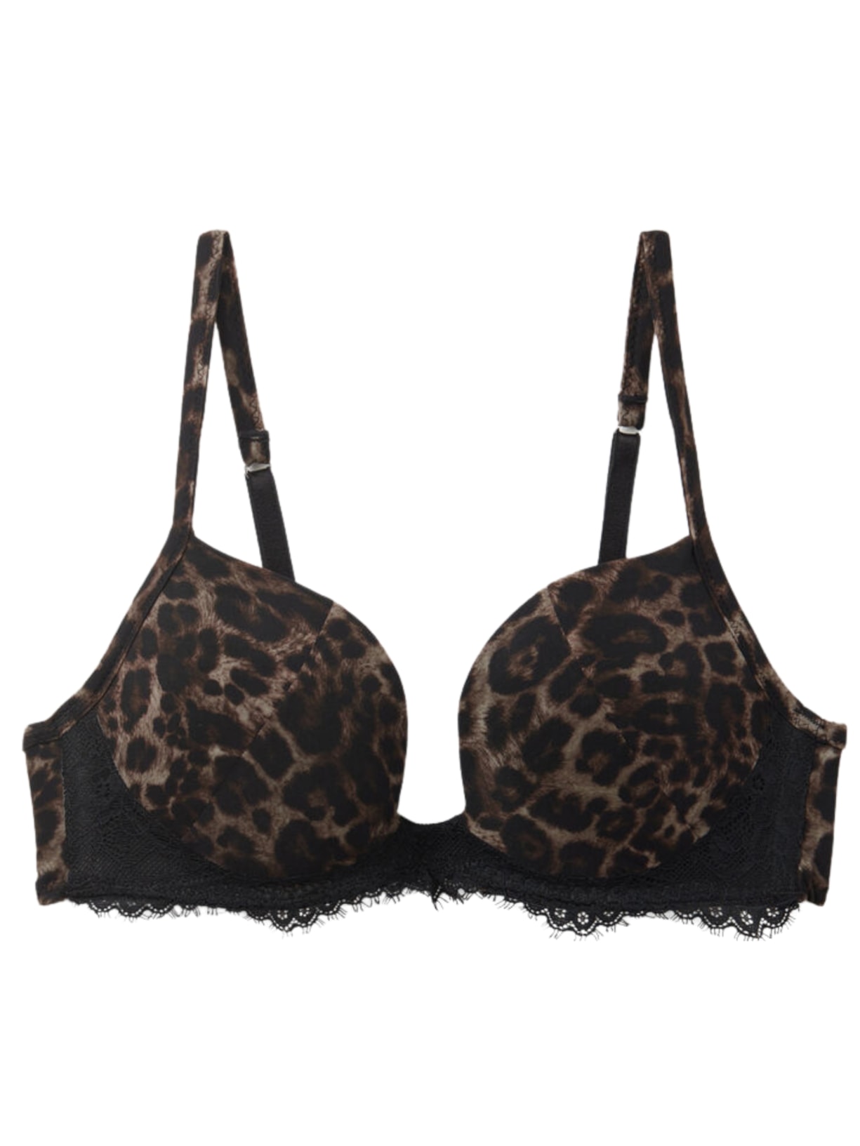 Sutiã Push-Up Monica Luxurious Leopard - Marrom