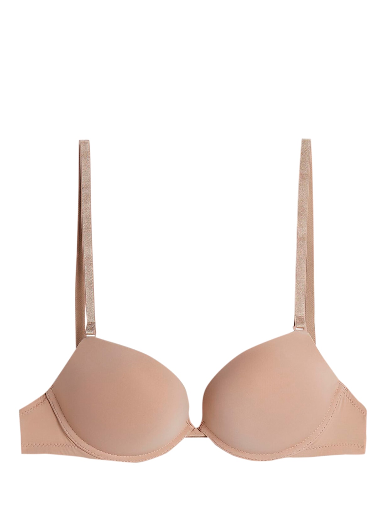 Sutiã Push-Up Multifuncoes Silvia De Microfibra - Bege