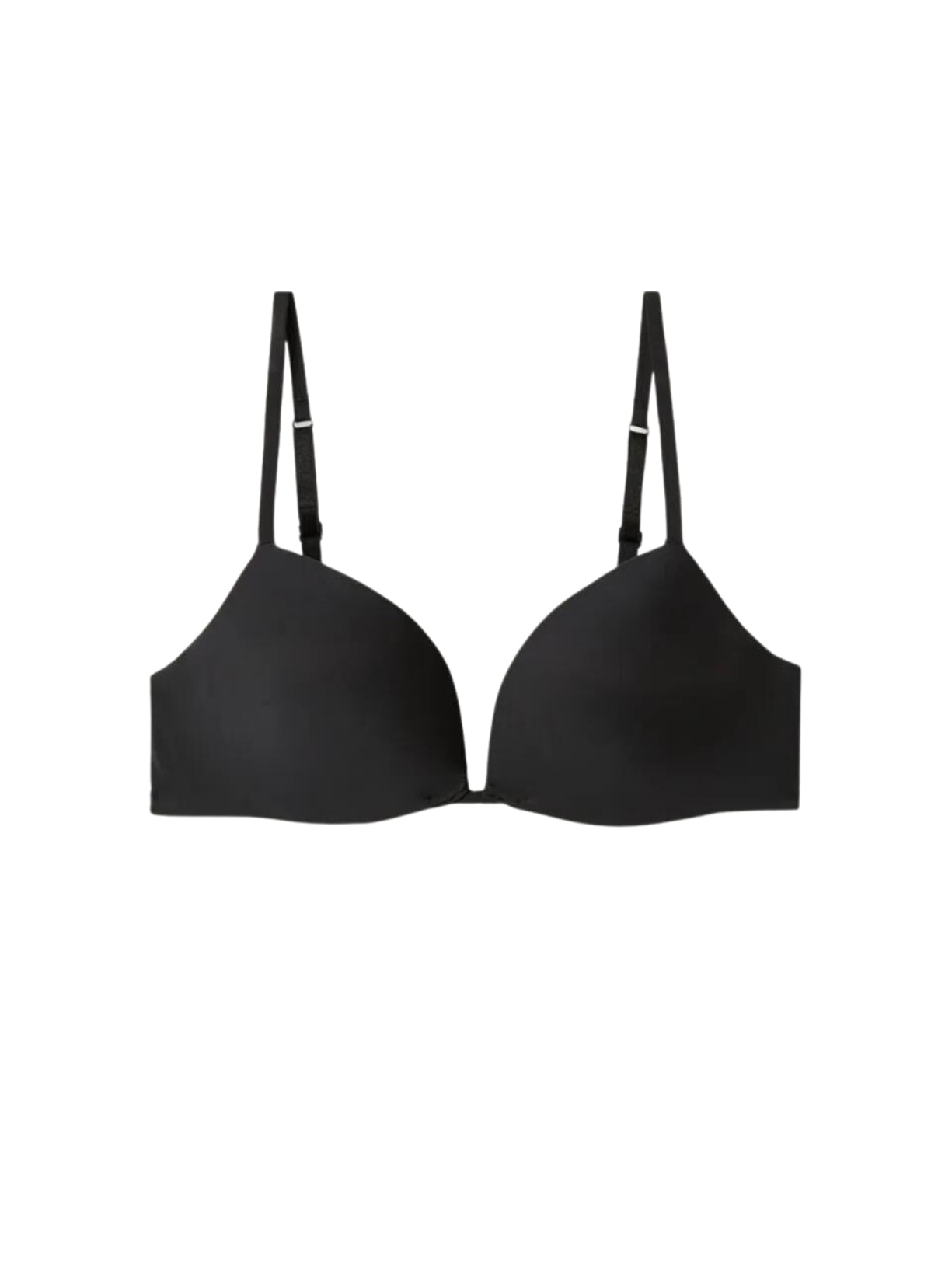 Sutiã Push-Up Silvia Em Microfibra Ultralight - Preto