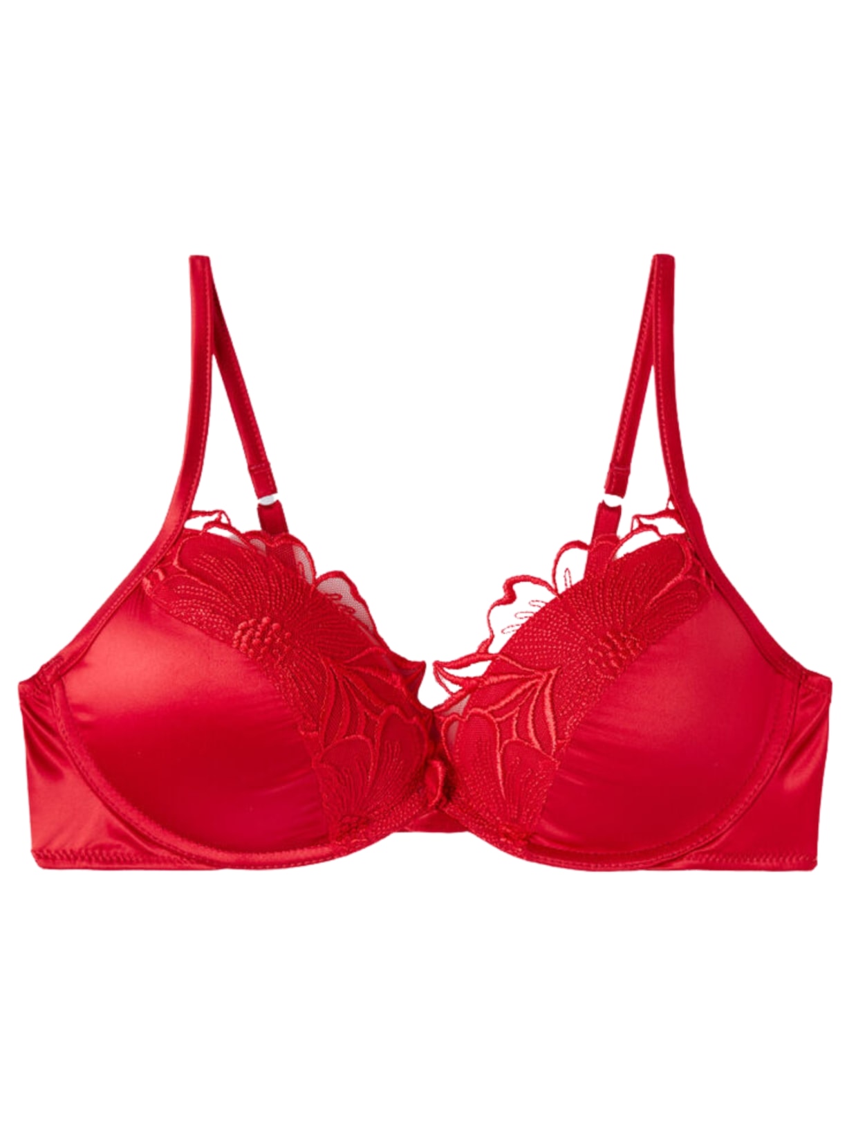 Sutiã Push-Up Silvia Satin Darlings - Vermelho