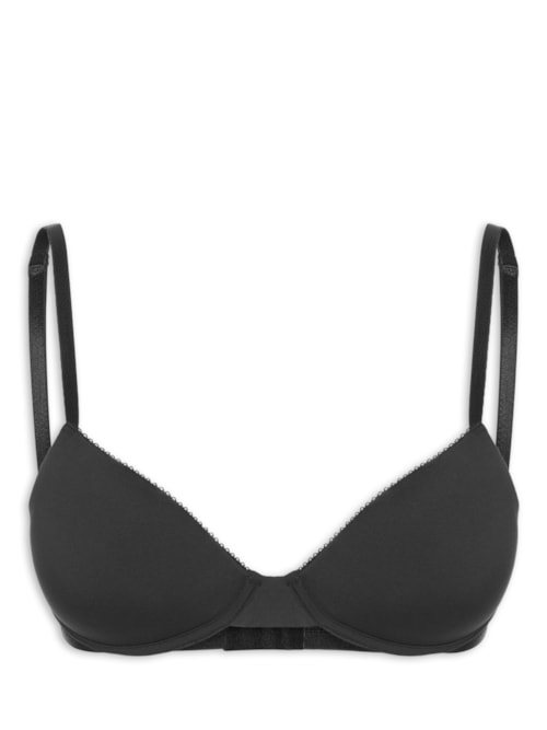 Sutiã Push Up Soft Lace - Preto