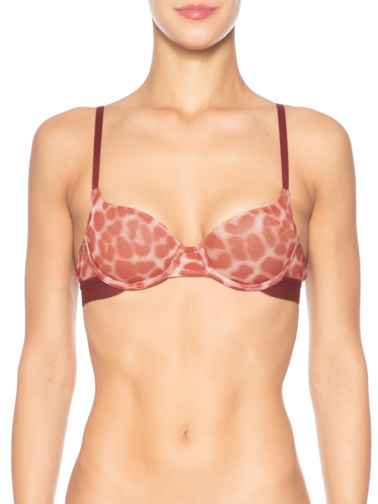 Sutiã Push Up Tule Luciana Vermelho Jogê