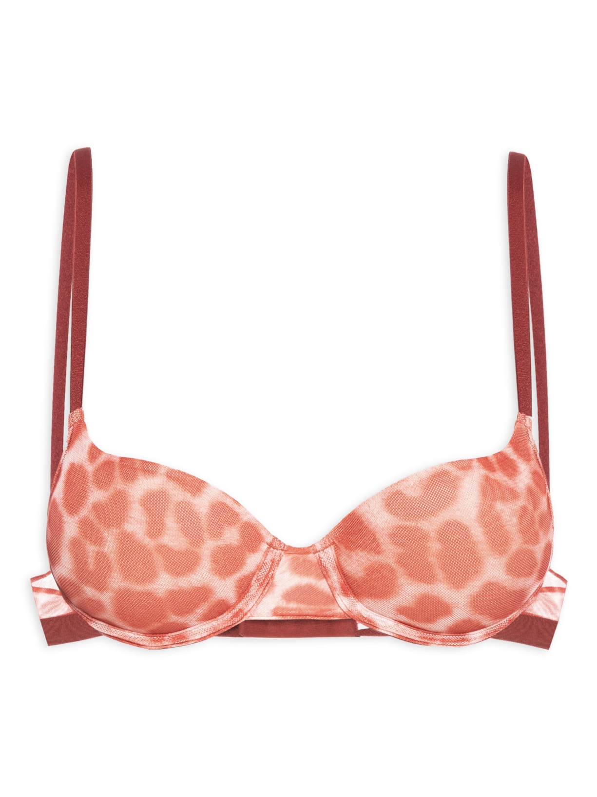 Sutiã Push Up Tule Luciana Vermelho Jogê