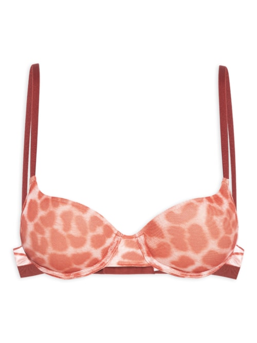 Sutiã Push Up Tule Luciana - Vermelho