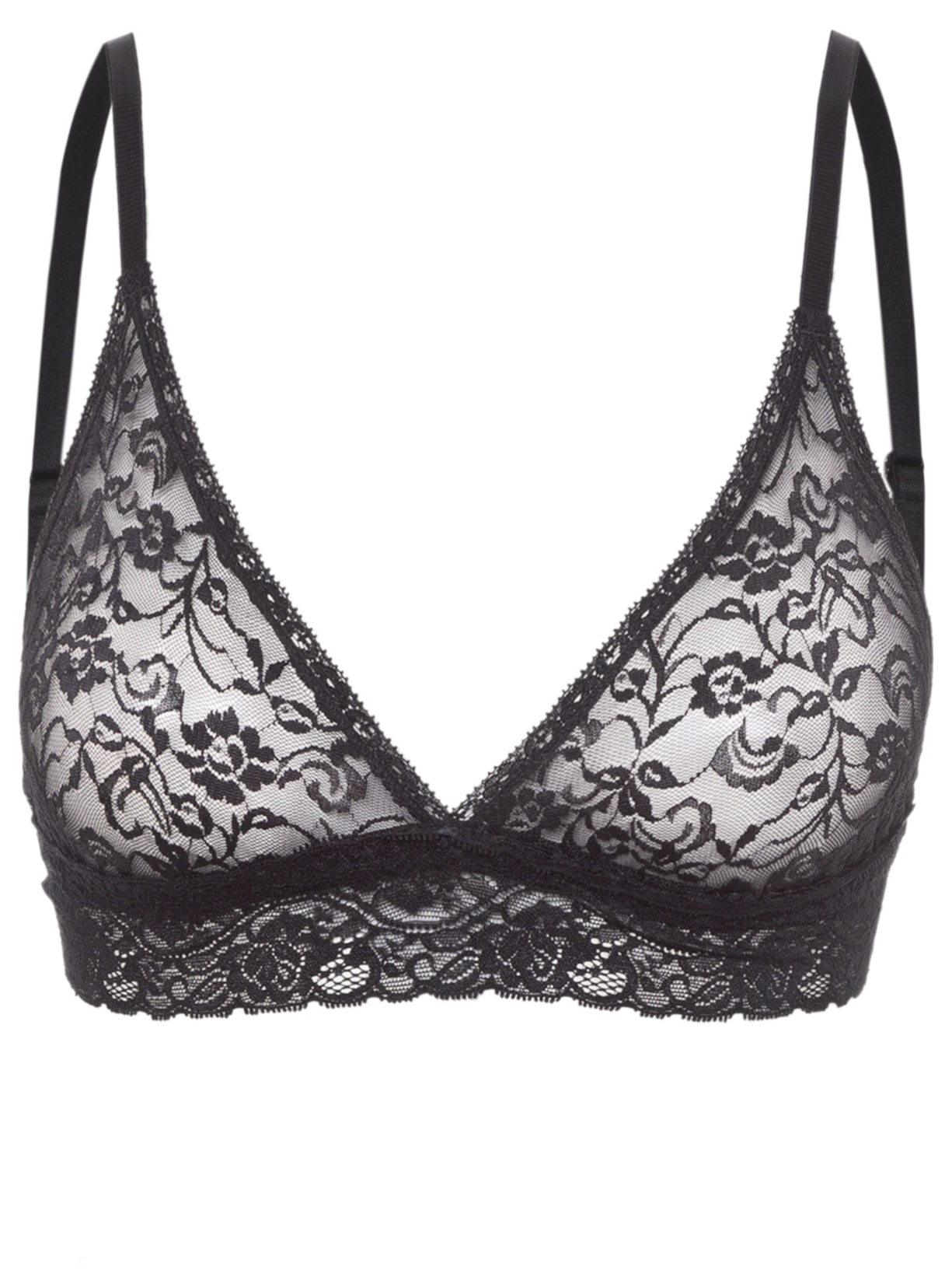 Sutiã Renda Lace Color - Preto