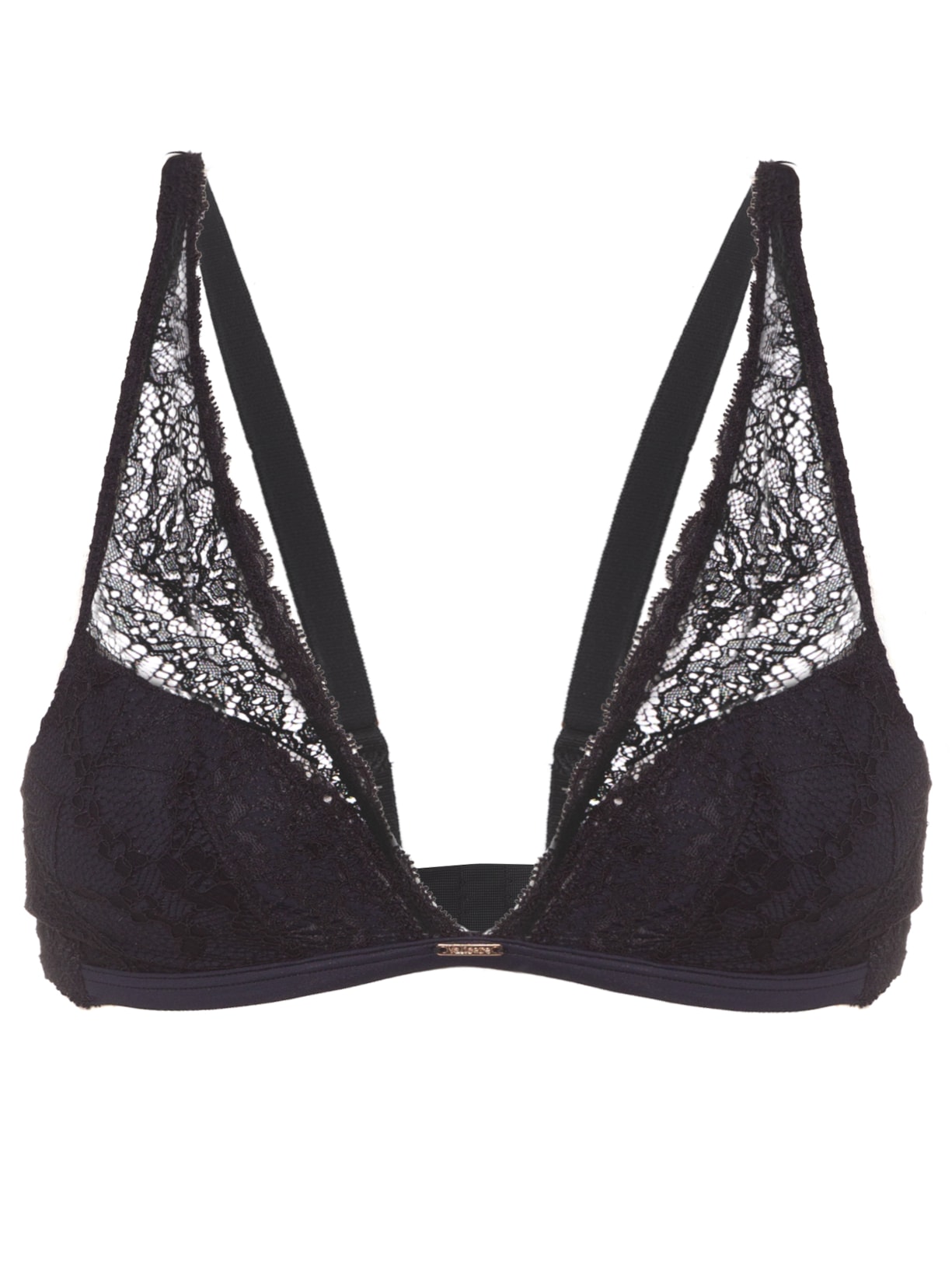Sutiã Renda Transparência - Preto