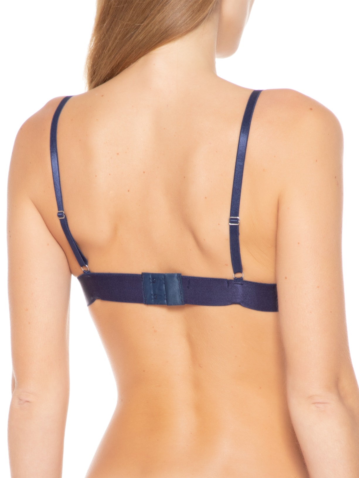 Sutiã Sem Bojo De Renda Forrado Azul Market 33