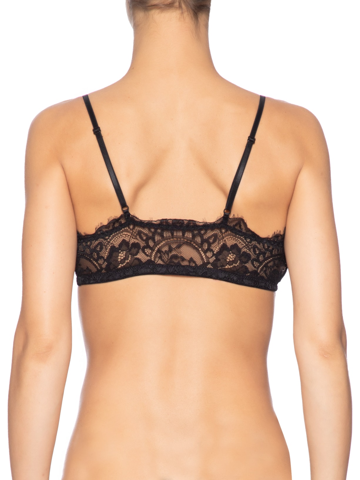 Sutiã Sem Bojo Renda Madona Preto Jogê