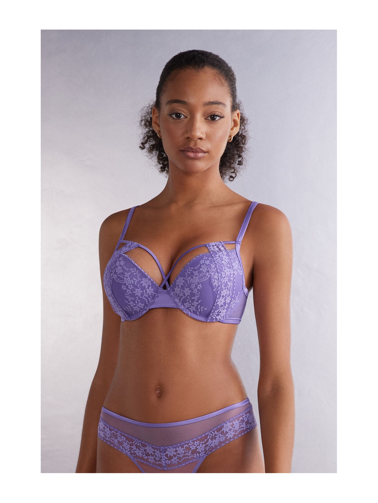 Sutiã Super Push-Up Elettra Secret Party Roxo Intimissimi
