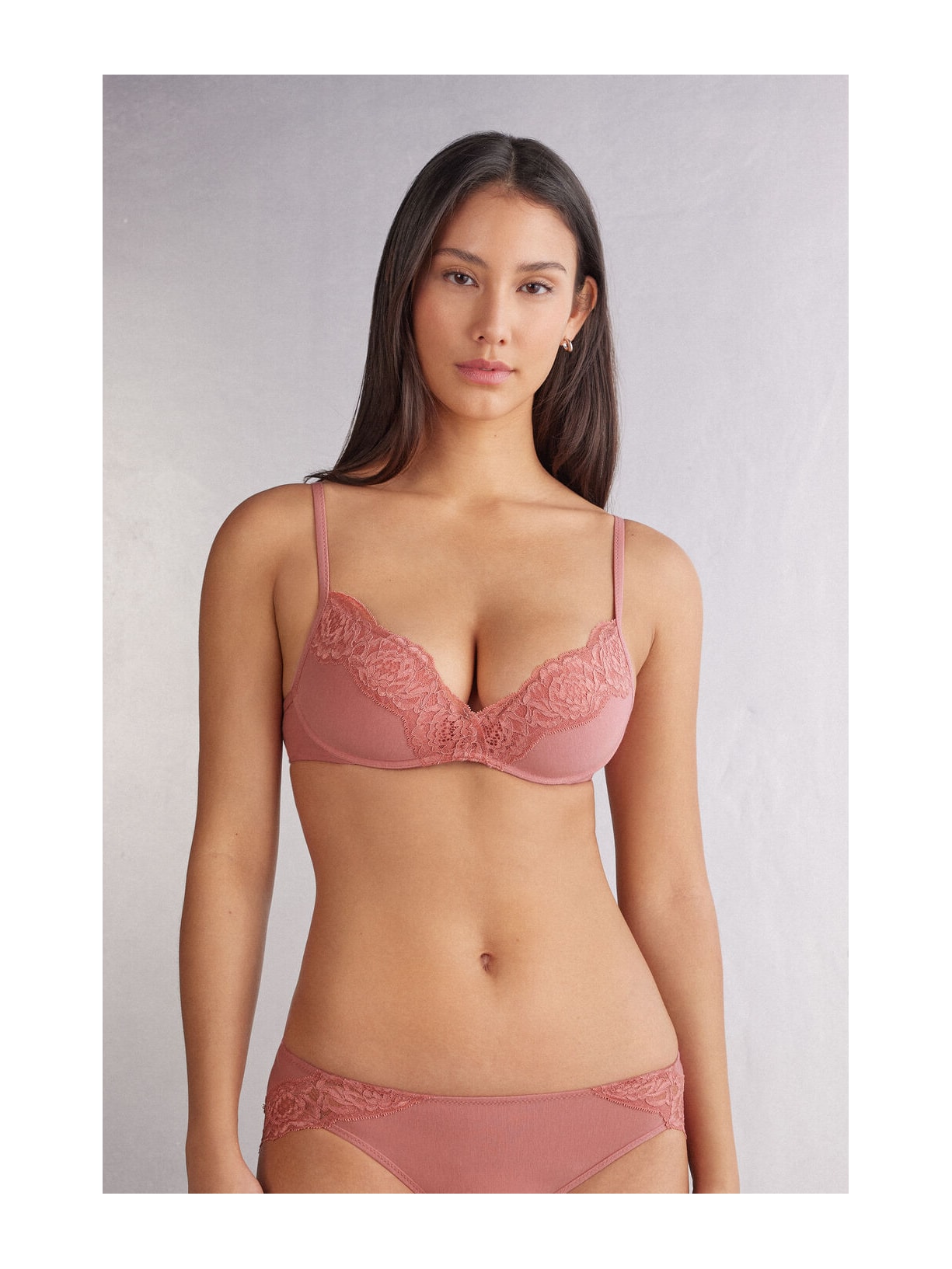 Sutiã Super Push-Up Gioia Embrace Simplicity Rosa Intimissimi