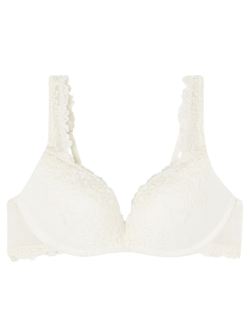 Sutiã Super Push-Up Gioia Pretty Flowers - Marfim