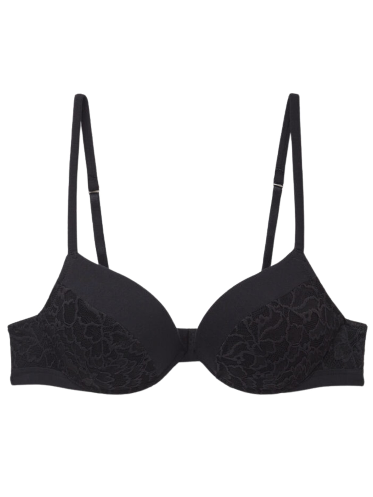Sutiã Super Push-Up Simona Delicate Pieces - Preto