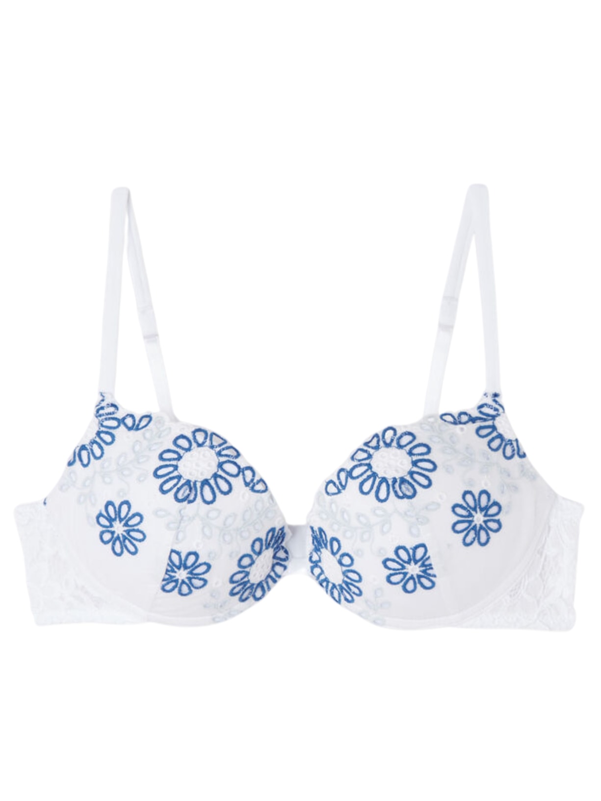 Sutiã Super Push-Up Simona Good Morning Santorini - Azul