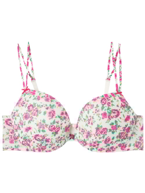 Sutiã Super Push-Up Simona Life Is a Flower - Rosa