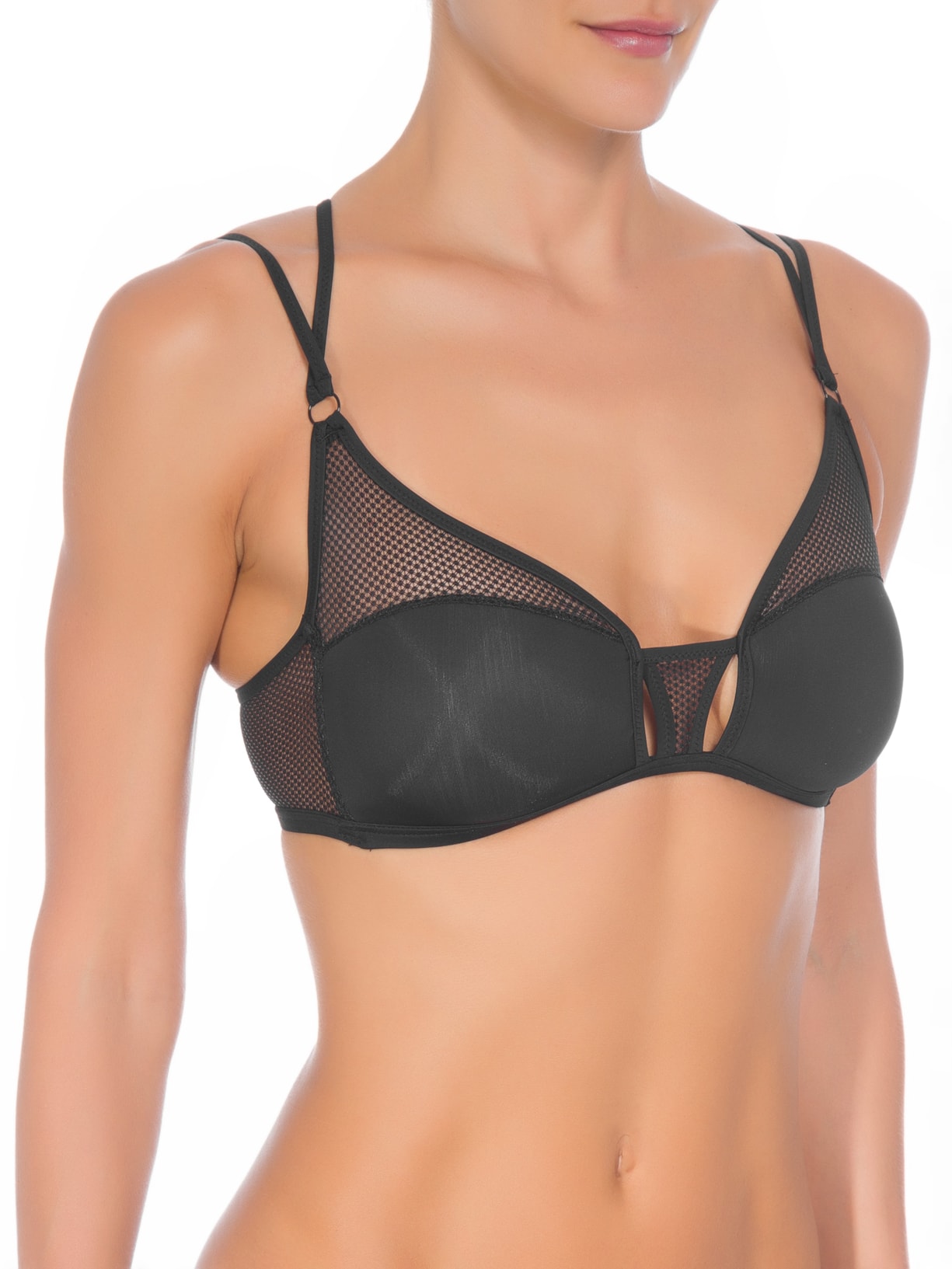 Sutiã Tela Preto Valisere
