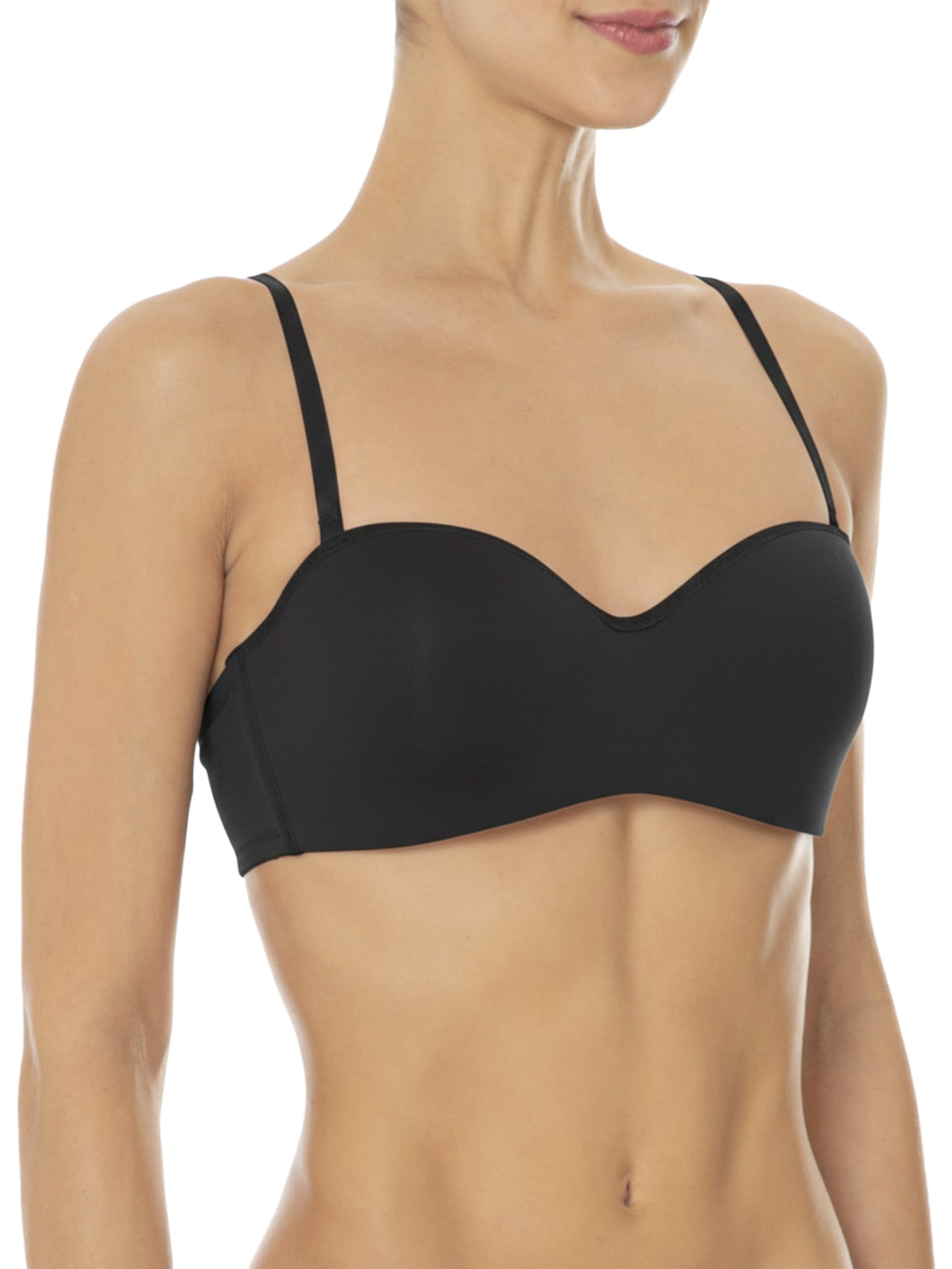 Sutiã Tomara Que Caia Microfibra Comfy Preto Jogê