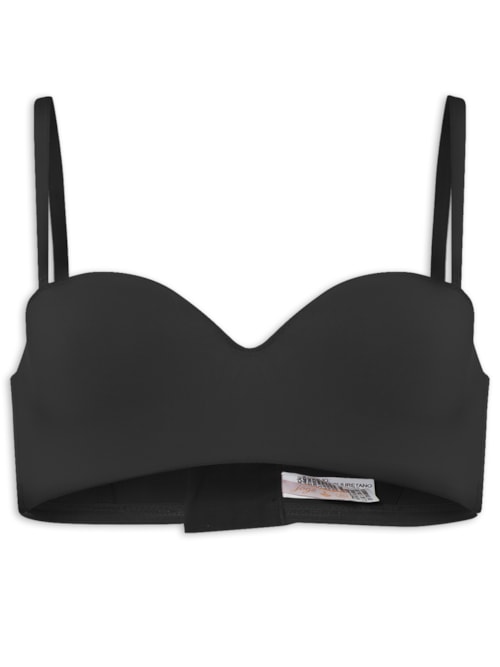 Sutiã Tomara Que Caia Microfibra Comfy - Preto