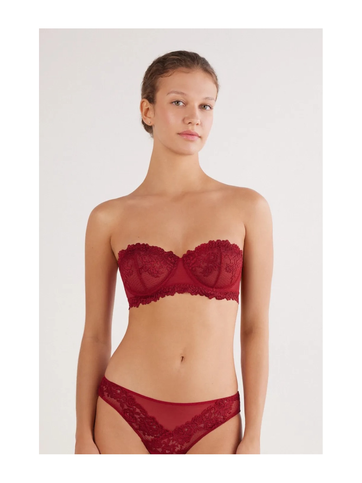 Sutiã Tomara Que Caia Pretty Flowers Vermelho Intimissimi