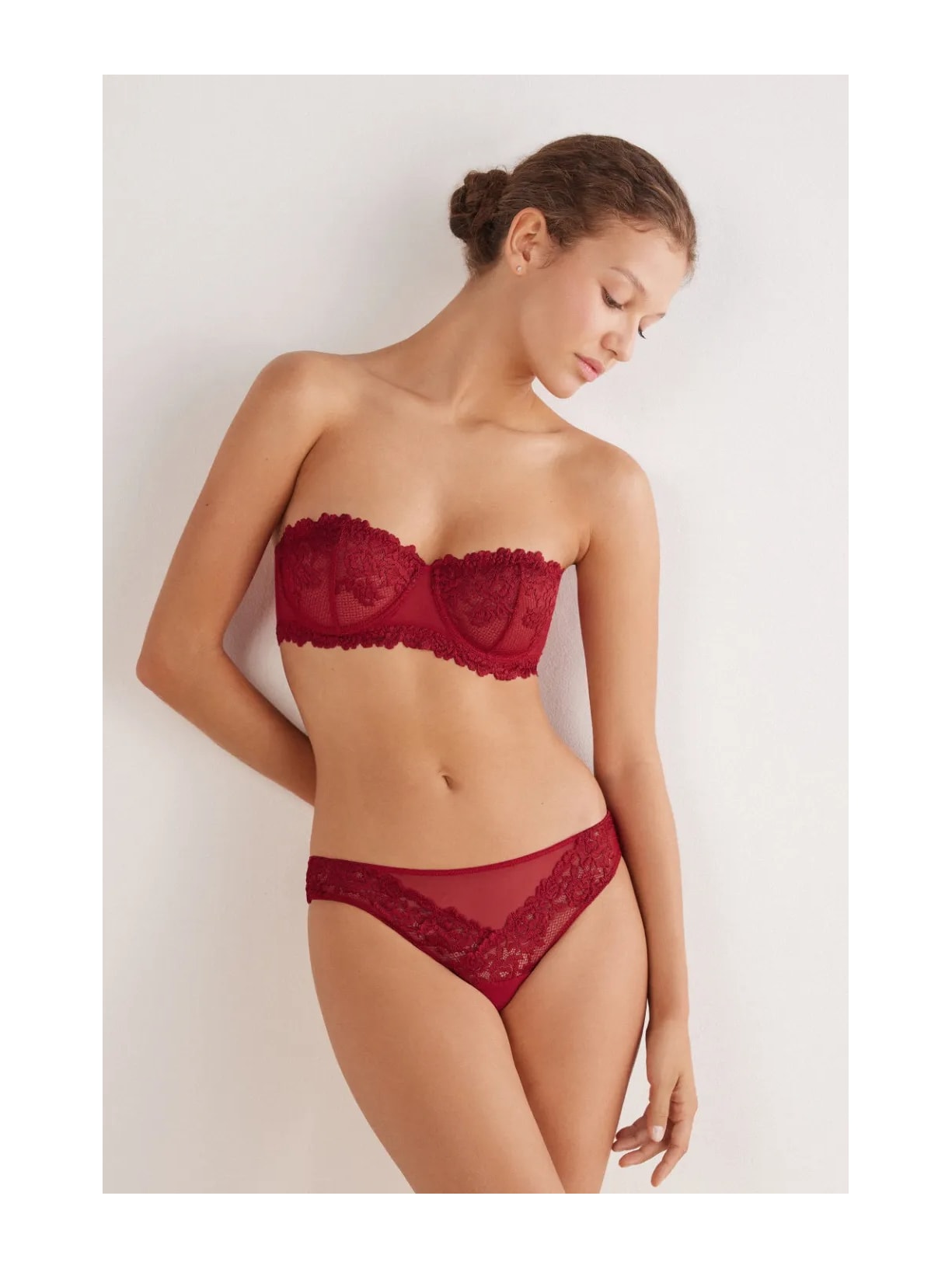 Sutiã Tomara Que Caia Pretty Flowers Vermelho Intimissimi