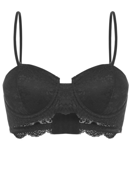 Sutiã Tomara Que Caia Renda Basic - Preto