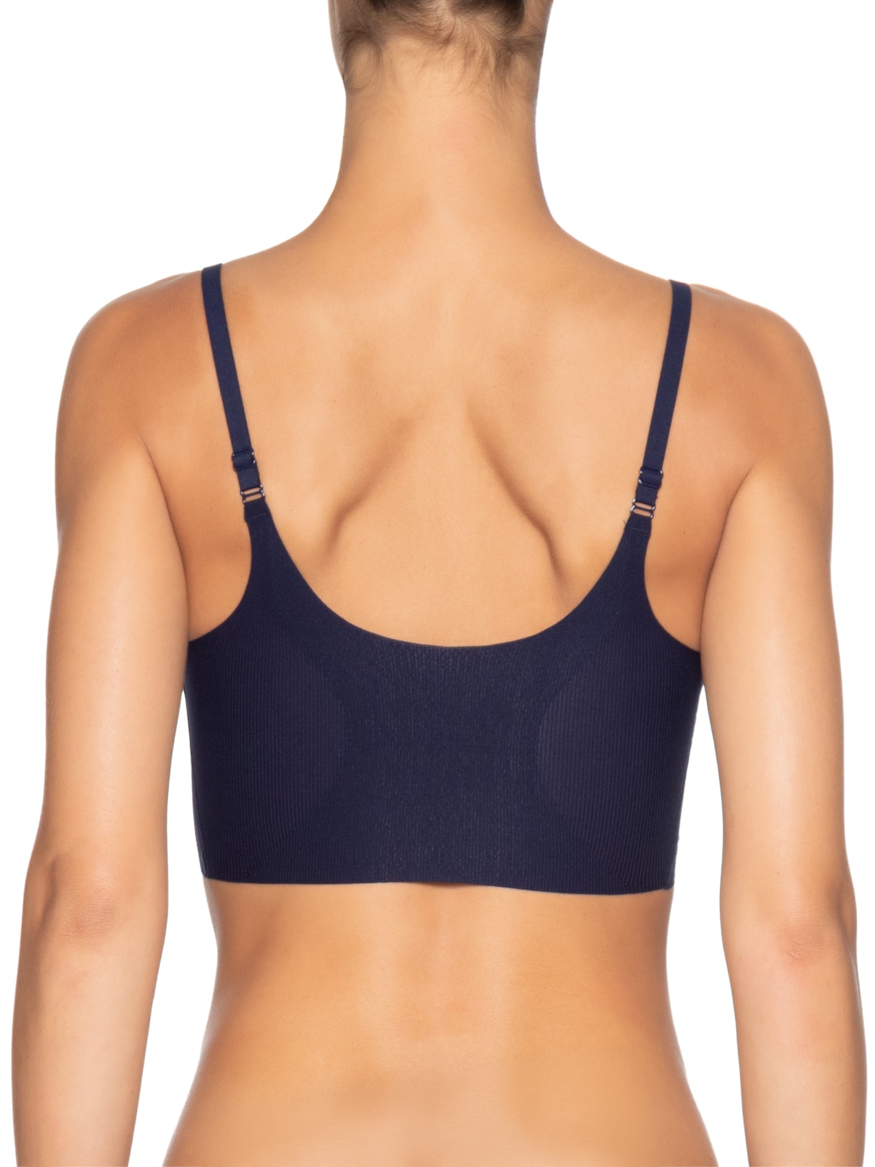 Sutiã Top Com Bojo Removível Naked Azul Hope