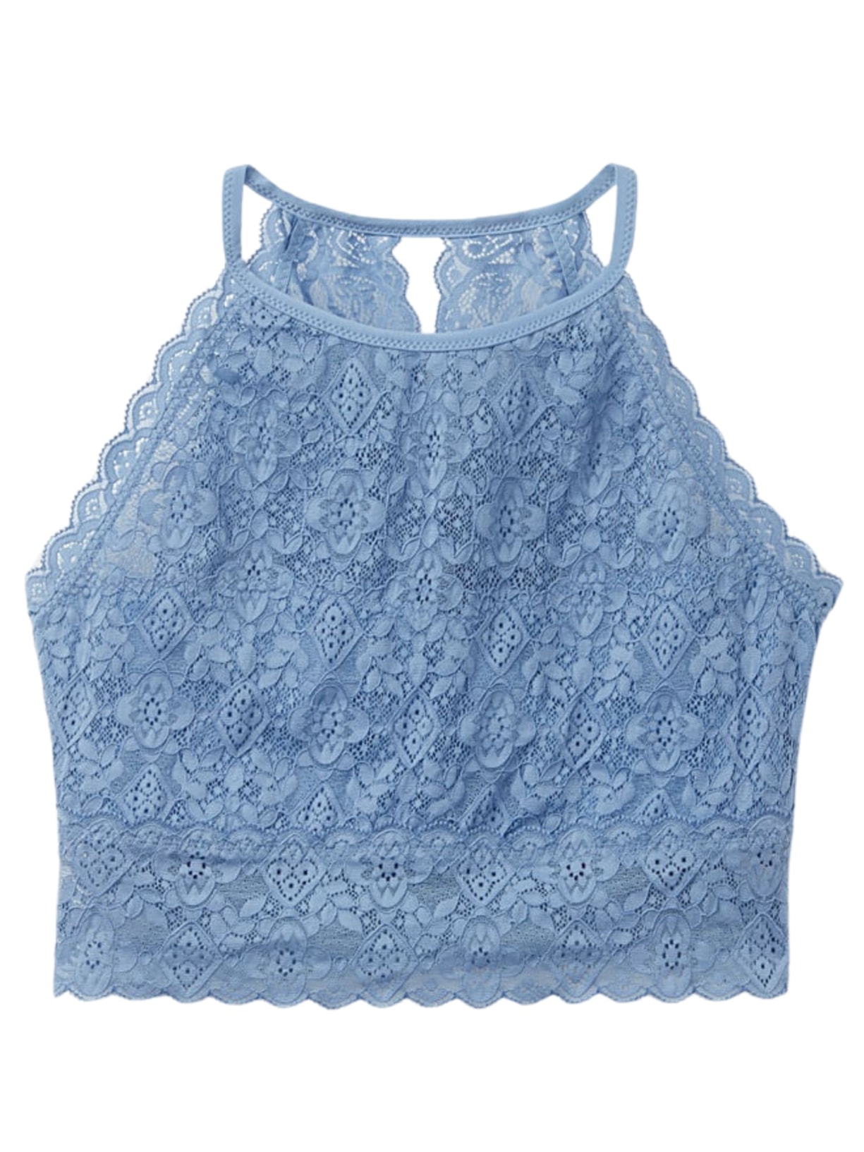 Sutiã Top Em Renda - Azul