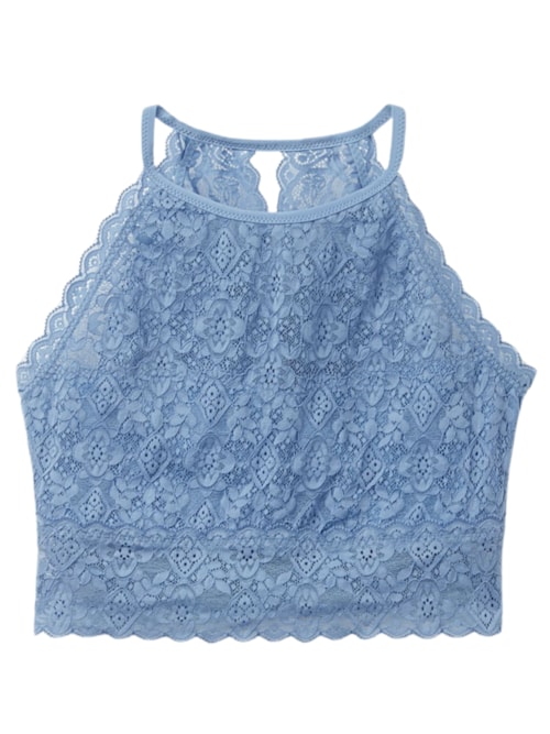 Sutiã Top Em Renda - Azul