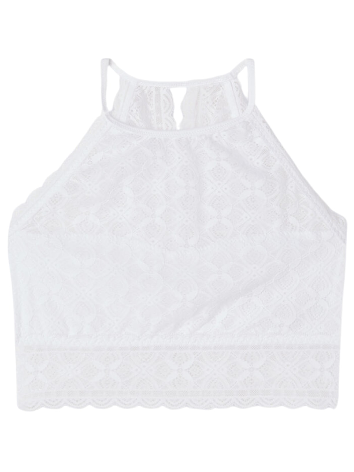 Sutiã Top Em Renda - Branco