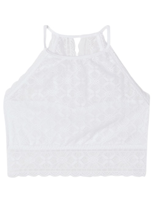 Sutiã Top Em Renda - Branco