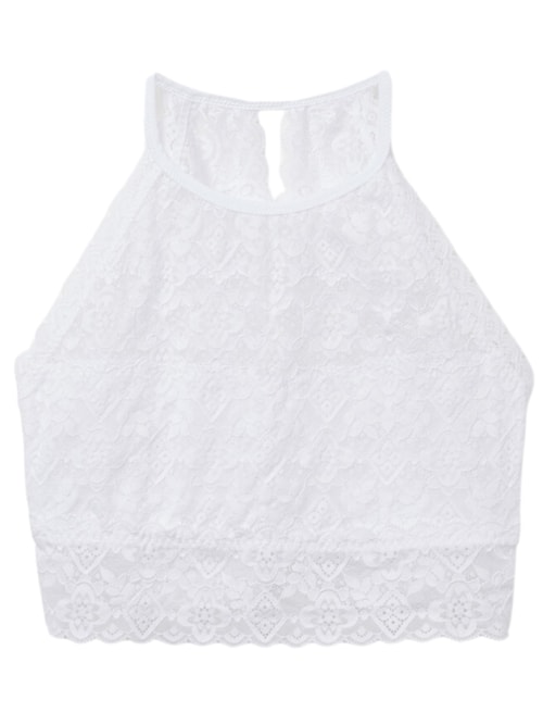 Sutiã Top Em Renda - Branco