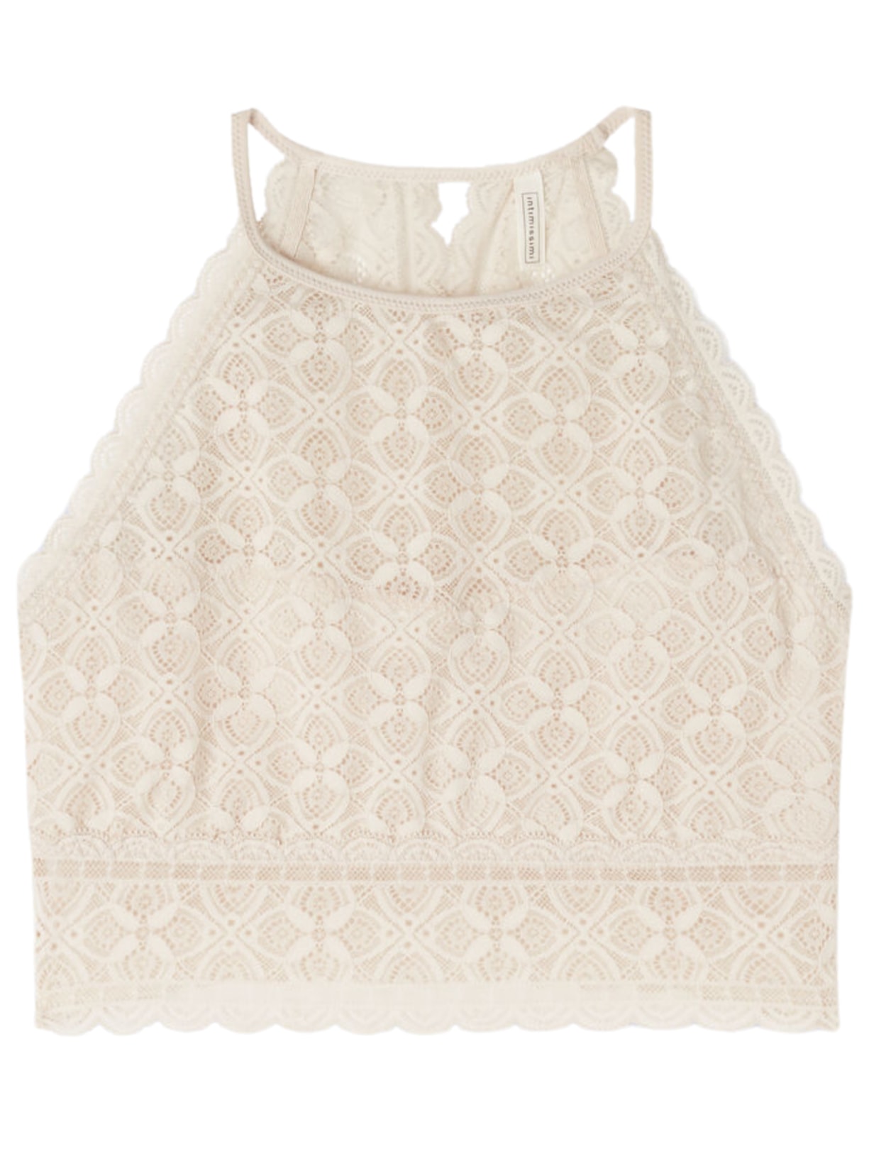 Sutiã Top Em Renda - Off-White