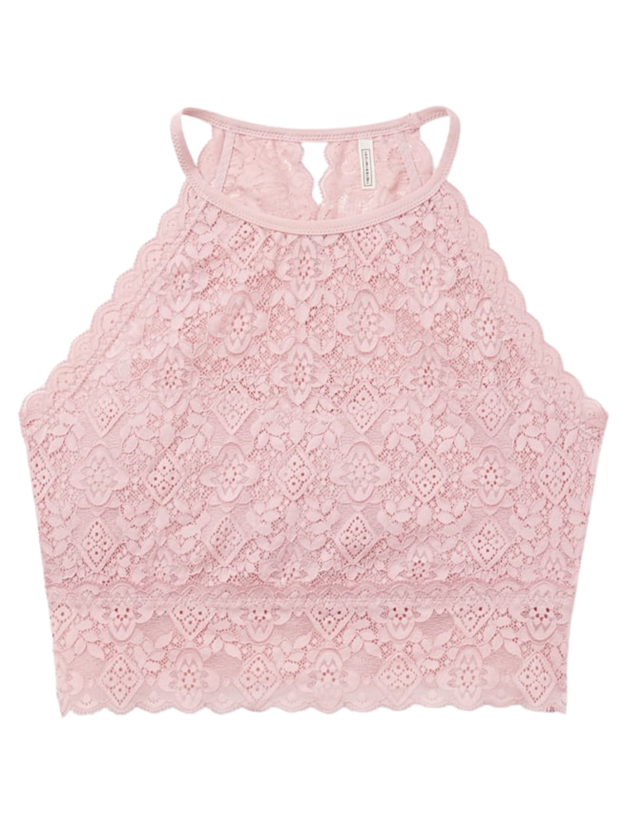 Sutiã Top Em Renda - Rosa