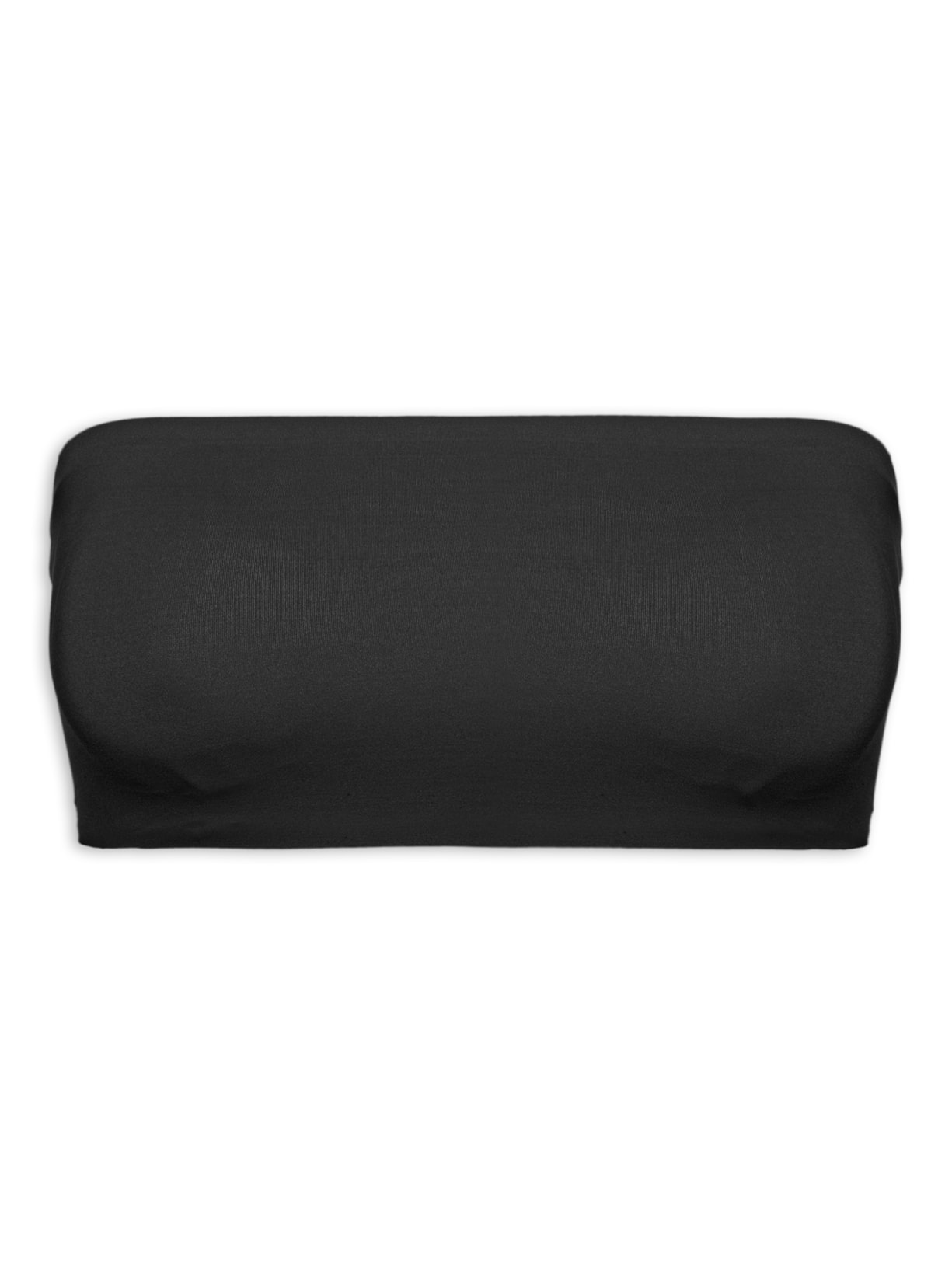 Sutiã Top Faixa Com Bojo Removível Em Microfibra - Preto