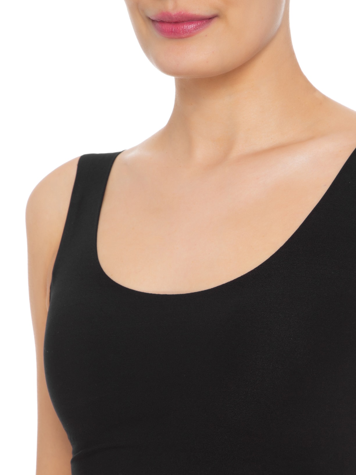 Sutiã Top Invisível Com Bojo Em Microfibra Preto Hope