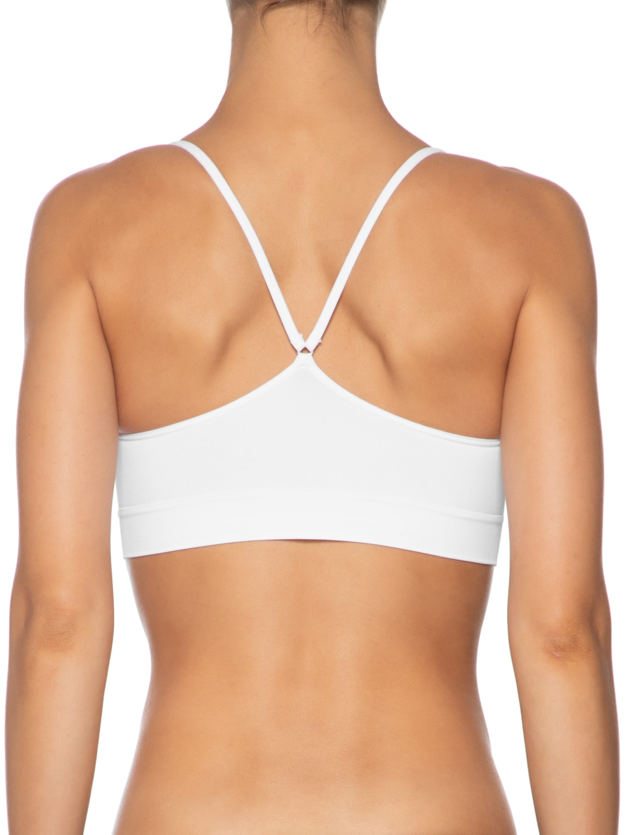 Sutiã Top Nadador Em Microfibra Light Branco Hope