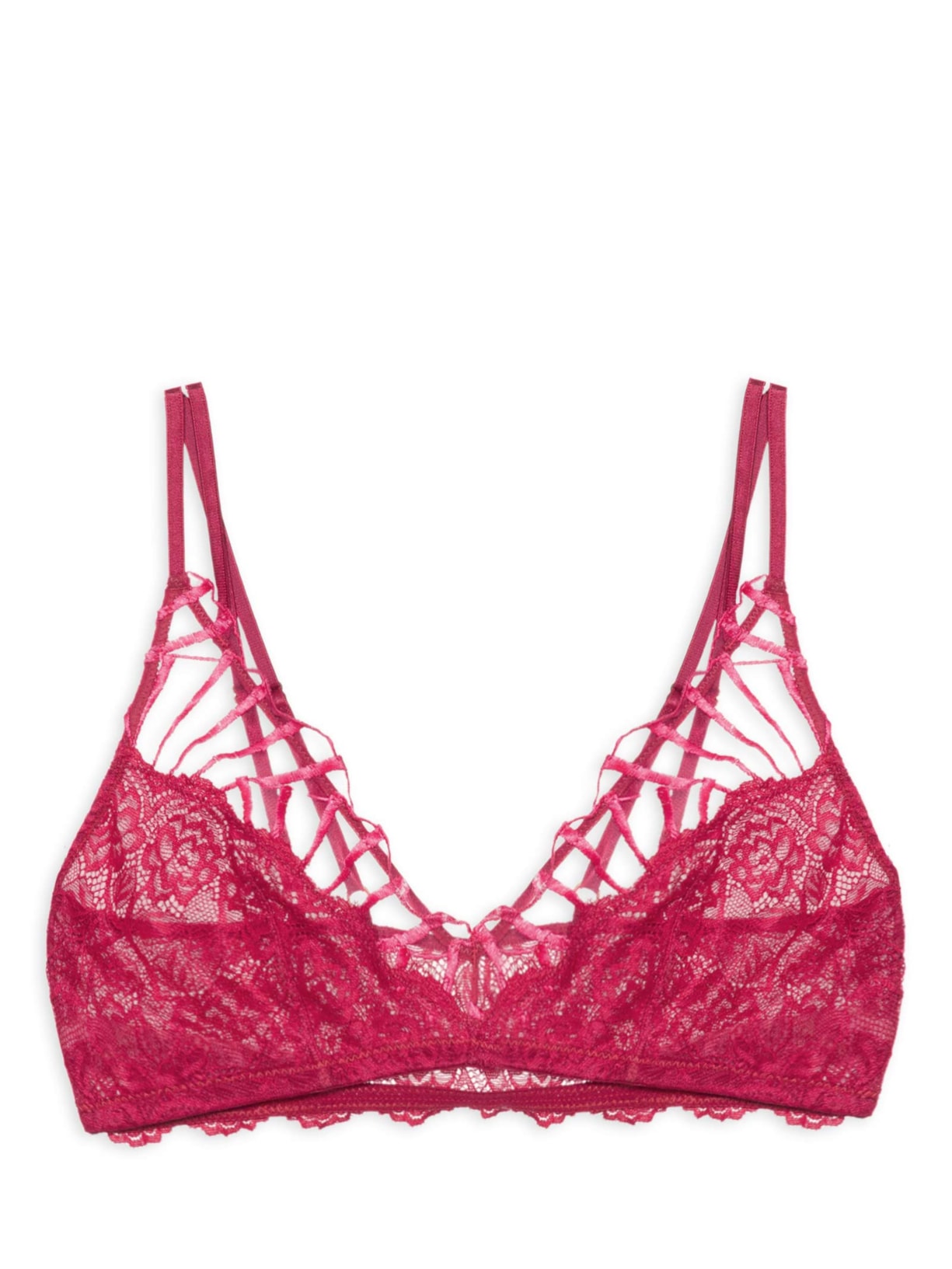 Sutiã Top Renda Theia - Rosa