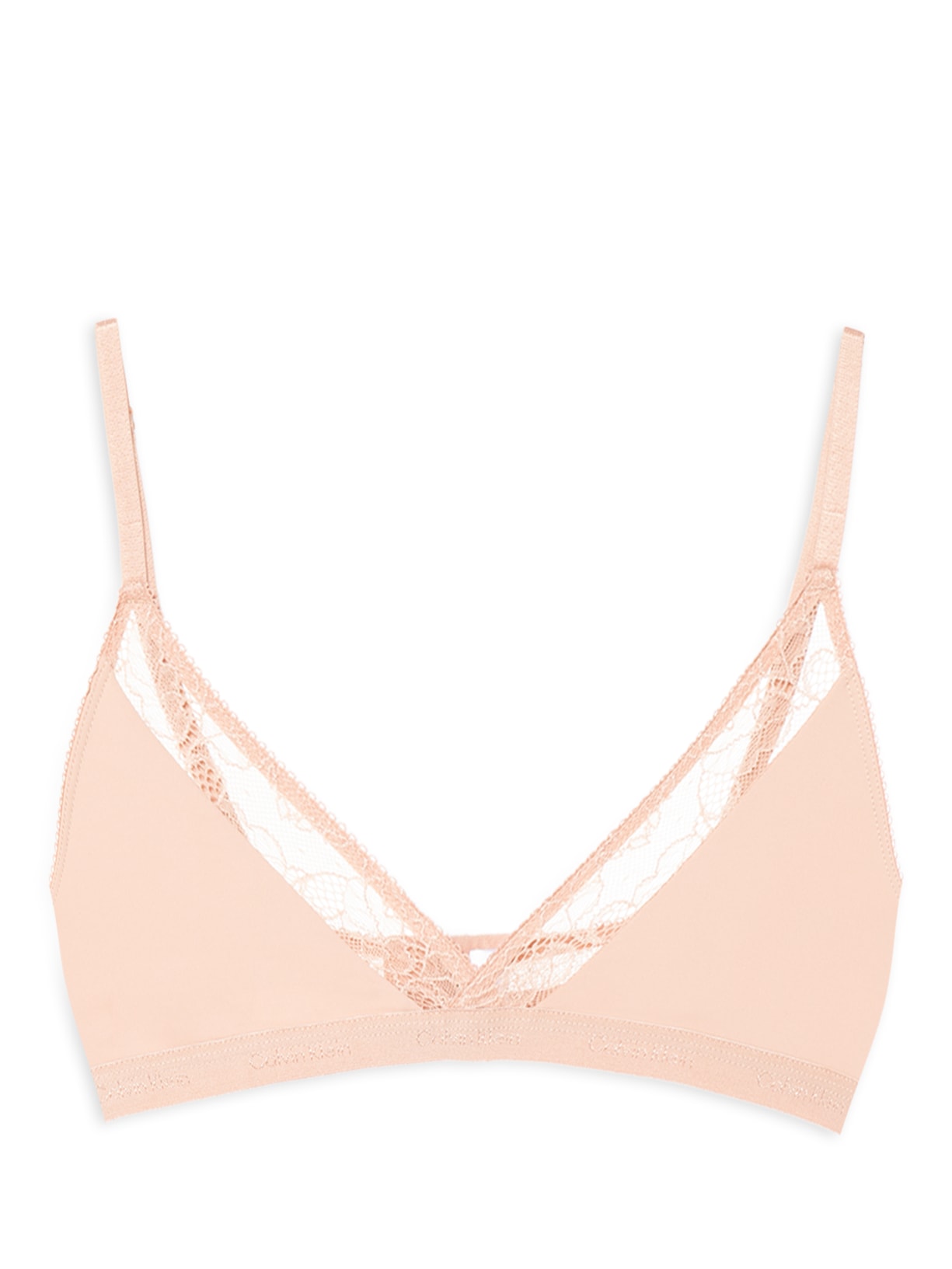 Sutiã Top Triângulo Soft Lace - Bege