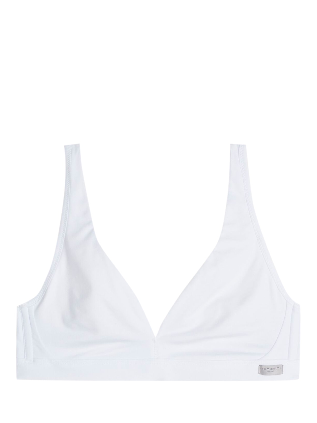 Sutiã Triangular Lara De Algodão Natural - Branco