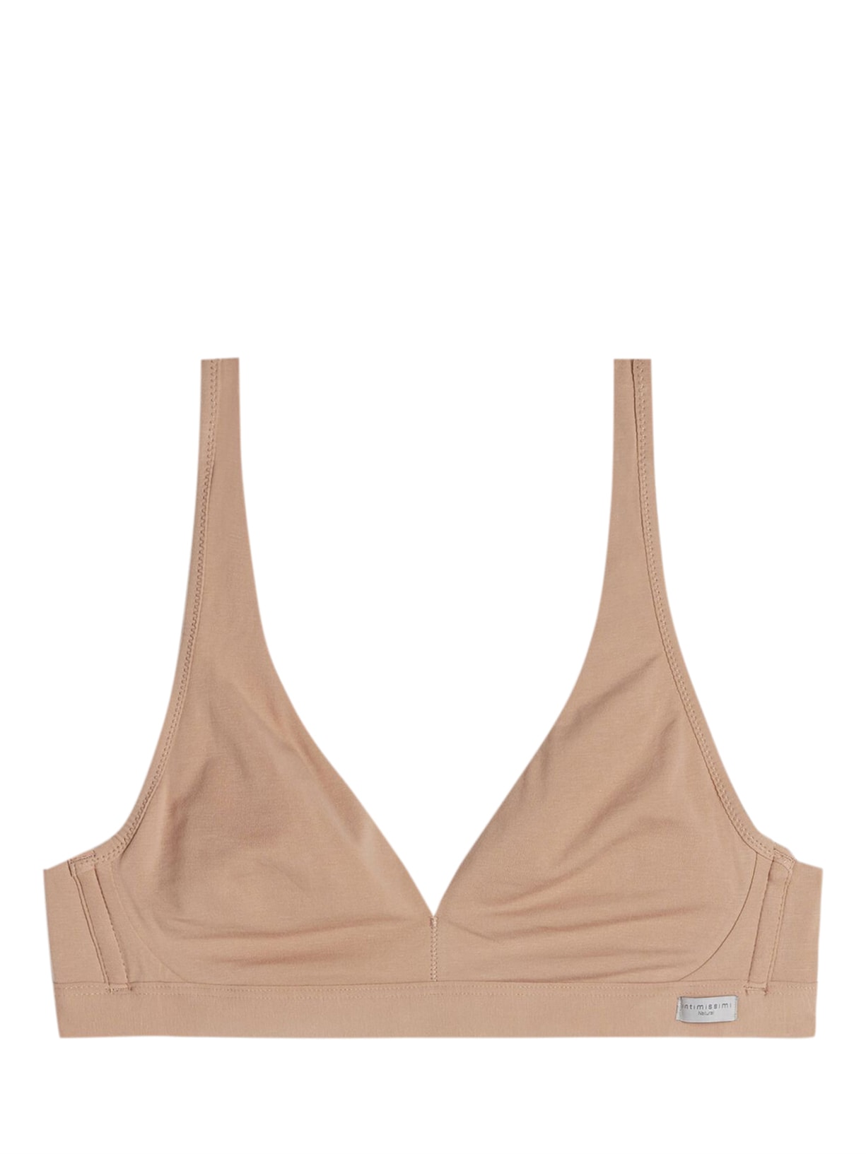 Sutiã Triangular Lara De Algodão Natural - Natural