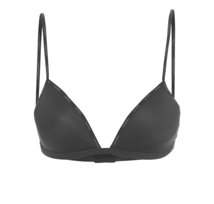 Sutiã Triângulo Com Bojo Micro - Preto