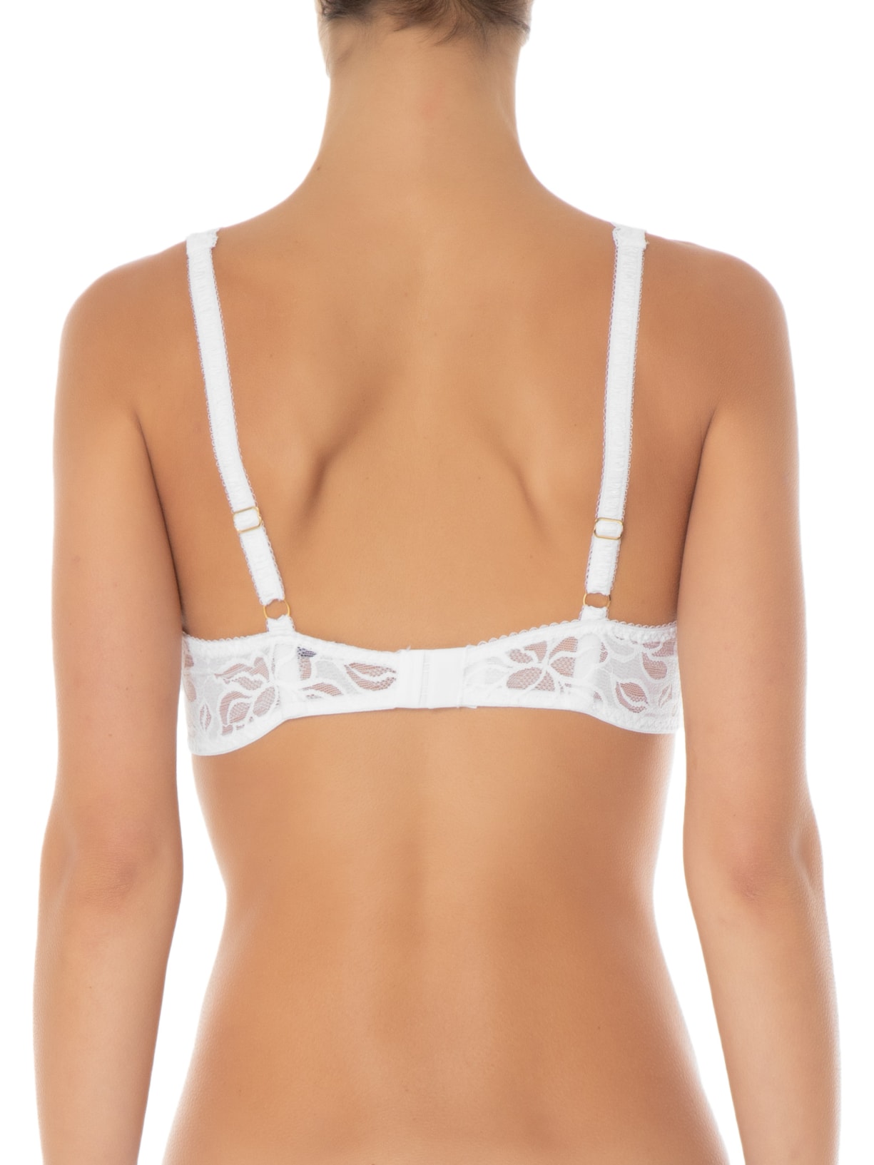 Sutiã Triângulo Com Manta Em Renda Branco Hope