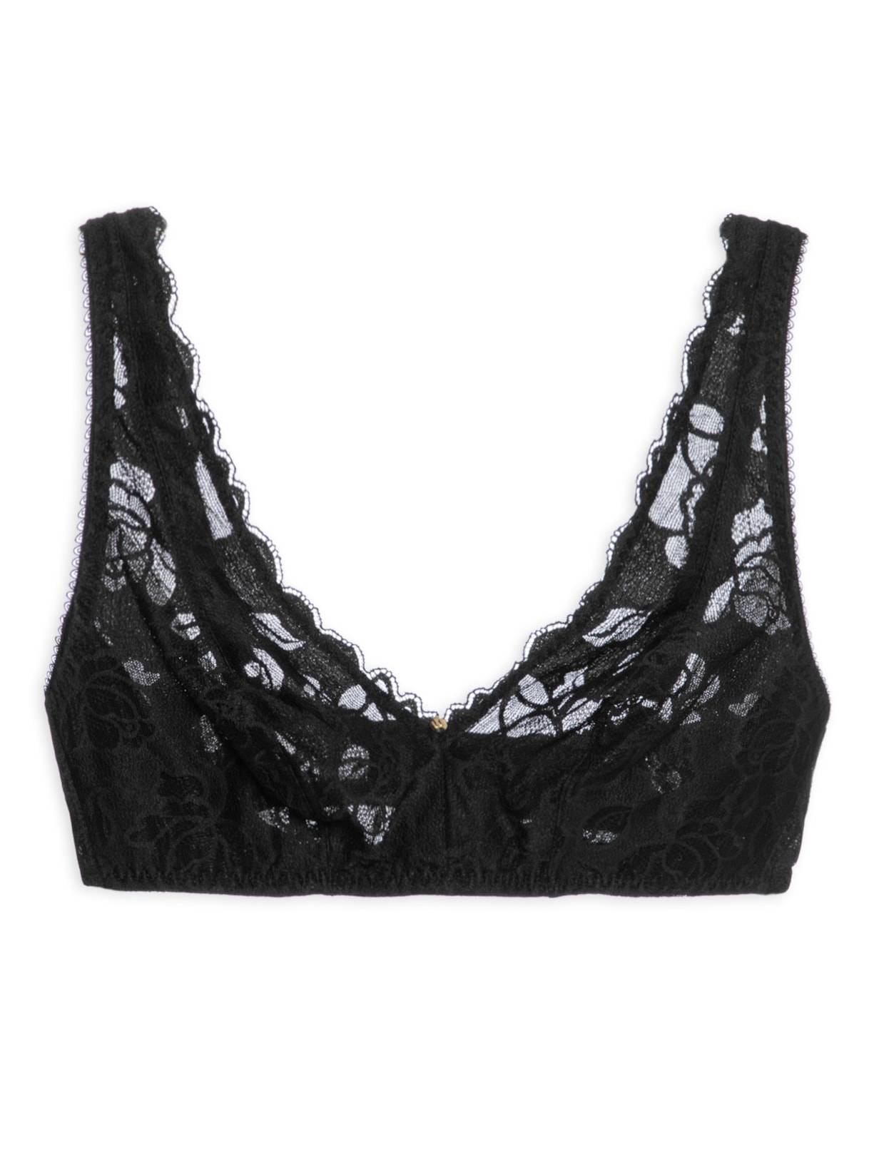 Sutiã Triângulo Com Manta Em Renda Preto Hope