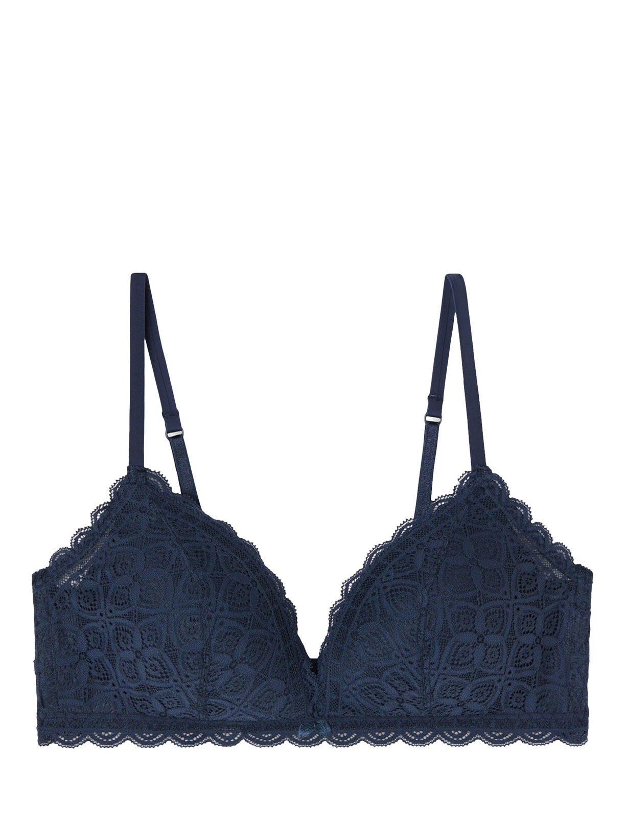 Sutiã Triângulo Em Renda Tiziana - Azul
