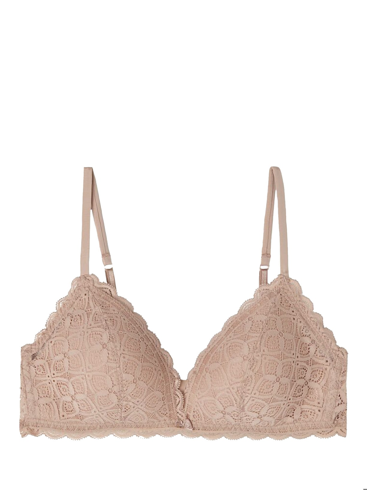 Sutiã Triângulo Em Renda Tiziana - Bege