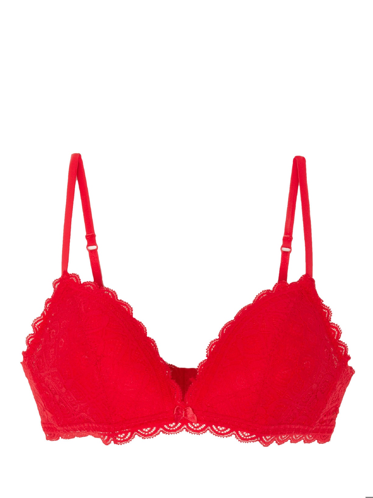 Sutiã Triângulo Em Renda Tiziana - Vermelho