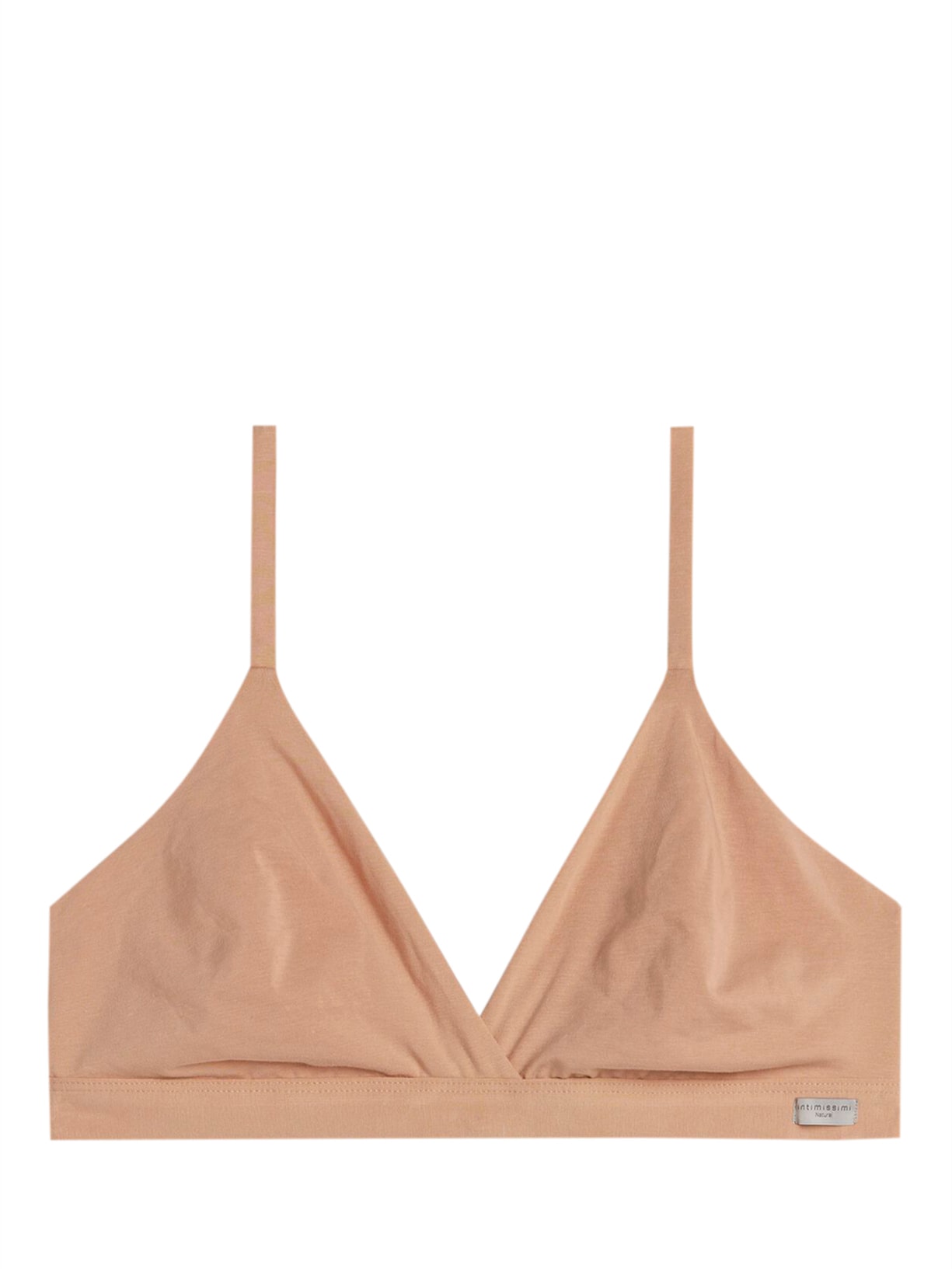 Sutiã Triângulo Emma Em Algodão Natural - Natural